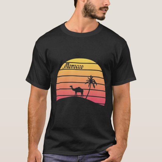 Retro MOROCCO classic T-Shirt Tシャツ (正面)