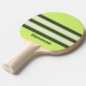 Retro Moss Fade Across Striping with Name 卓球ラケット (正面アングル)