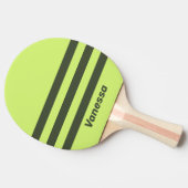 Retro Moss Fade Three Across Striping with Name 卓球ラケット (横)