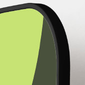 Retro Moss Fade Three Circle Stripe with Name ピックルボールラケット (左詳細)