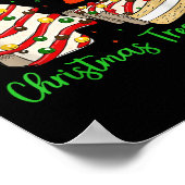Retro Most Likely To Eat All The Christmas Tree Ca ポスター (角)