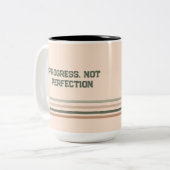 Retro Motivation Coffee Mug – Personalized Name ツートーンマグカップ (正面左)