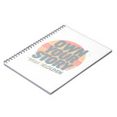 Retro Motivational Tearaway Pad | Unisex Graphic ノートブック (左側)