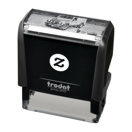 Retro motorcycle gift セルフインキングスタンプ (商品)