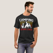 Retro Mountain Camprip Camping Cousins Crew boy Tシャツ (正面フル)