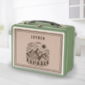 Retro Mountain Custom  メタルランチボックス