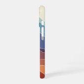 Retro Mountain Layers iPhone 16ケース (左側面)