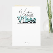 Retro Mushrooms | Vintage Birthday カード (裏面)