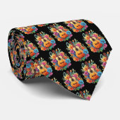 Retro Music Guitar Custom Necktie Tie ネクタイ (ロール)