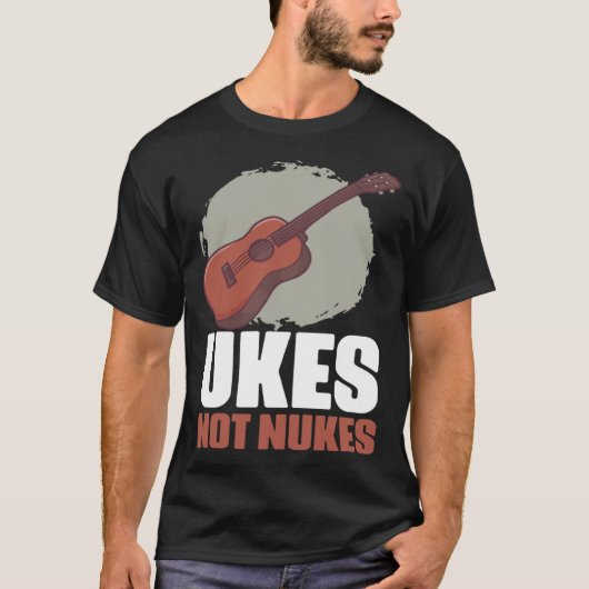 Retro Music Instruments Ukulele Guitars for Instru Tシャツ (正面)