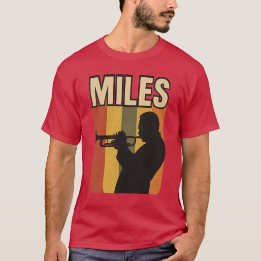 Retro Music Miles Tシャツ (正面)