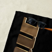 Retro music Minion ビーチタオル (インサイチュ)