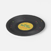 Retro Music Party ペーパープレート (アングル)