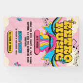 RETRO MUSIC POSTER banner 横断幕 (横)