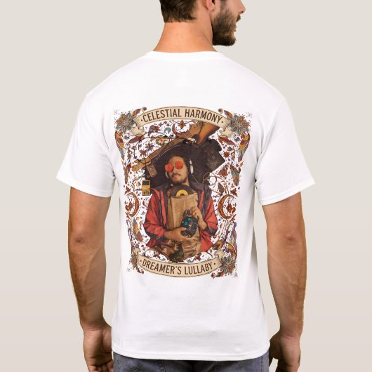 Retro Music Vibes & Dreamer’s Lullaby Graphic Tシャツ (裏面)