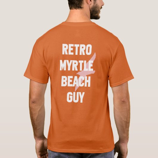 Retro Myrtle Beach Guy Tシャツ (裏面)