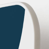 Retro Navy Three Circle Stripe with Name ピックルボールラケット (左詳細)