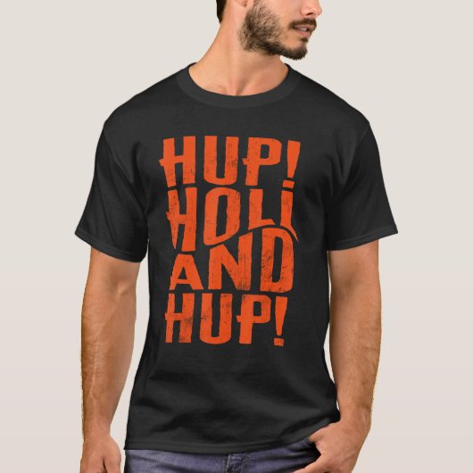 Retro Netherlands Dutch Soccer Hup Holland Oranje  Tシャツ (正面)