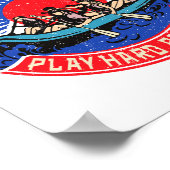 Retro New River George Rafting _1  ポスター (角)