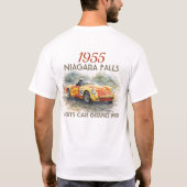 Retro Niagara Falls event shirt Tシャツ (裏面)