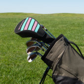 Retro Night Prism Across Striping with Name ゴルフヘッドカバー (インサイチュ)