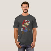 Retro Nintendo Gamer Art Tee Tシャツ (正面フル)