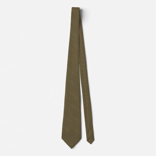 Retro Nouveau – Golden Orbit Micro-Weave Neck Tie ネクタイ (正面)
