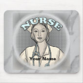 Retro nurse  マウスパッド (正面)