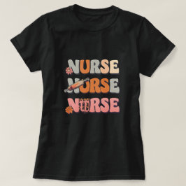 Retro Nurse Graphic Design  Tシャツ