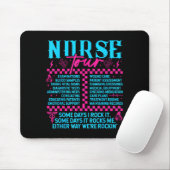 Retro Nurse Nurse Week Men Women Nurse  マウスパッド (マウス)