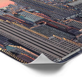 Retro NYC Skyline Poster ポスター (角)