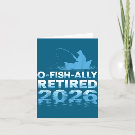 Retro O-fish-ally Retired 2026 Fisherman Fishing R カード (正面)