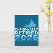 Retro O-fish-ally Retired 2026 Fisherman Fishing R カード (黄色い花)