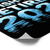 Retro O-fish-ally Retired 2026 Fisherman Fishing R ポスター (角)