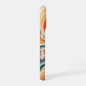 Retro Ocean Currents iPhone 16ケース (右側面)