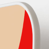 Retro Ocean Horizon Circle Stripe with Name ピックルボールラケット (左詳細)