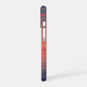 Retro Ocean Sunset iPhone 16ケース (左側面)