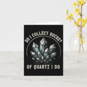 Retro Of Quartz I Do Rock Collector Geode Hunter G カード (黄色い花)
