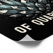 Retro Of Quartz I Do Rock Collector Geode Hunter G ポスター (角)