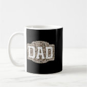 Retro Old Camo Dad Camouflage Hunting Season Fathe コーヒーマグカップ (左)