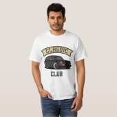 Retro Oldschool Tuning & Gaming Oldtimer Enthusias Tシャツ (正面フル)
