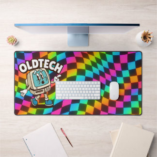 Retro OldTech Cartoon XXL Desk Mat デスクマット