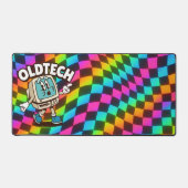 Retro OldTech Cartoon XXL Desk Mat デスクマット (正面)