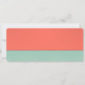 Retro one rocks, music player 1st birthday  招待状 (裏面)