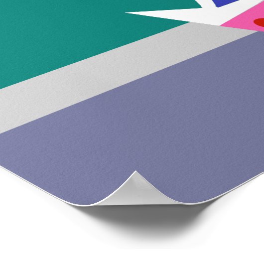 Retro Open House Party Poster ポスター (角)