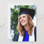 Retro Orange Gradient Photo Graduation Party 2026 招待状 (裏面)