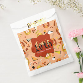 Retro Orange Tamagotchi Birthday フェイバーバッグ