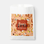 Retro Orange Tamagotchi Birthday フェイバーバッグ (正面)