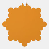 Retro Orange Texture – Summer Vibes Art オーナメントカード (裏面)