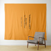 Retro Orange Texture – Summer Vibes Art タペストリー (インサイチュ(横))